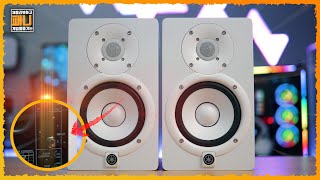 야마하 HS5 화이트 모니터 스피커 리뷰. flat한 사운드의 다방면으로 사용도가 좋은 화이트 색상의 디자인이 우수한 모니터 스피커