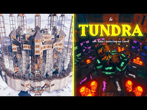 THE TUNDRA - MASSIVE Rust Clan Base | Open Core & Widegap | Build Tutorial 2022