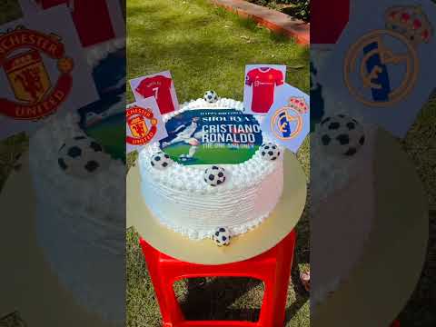 football theme photo cake ⚽⚽
