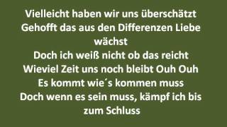 Silbermond ft. Curse - Bis zum Schluss - lyrics