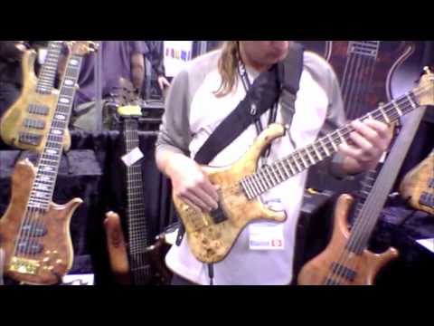 Doug Johns @ Marleaux BassGuitars NAMM booth 2011