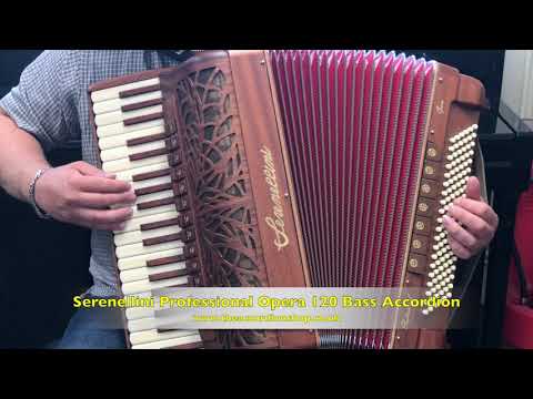 Serenellini Professional Opera 120 Bass Accordion
