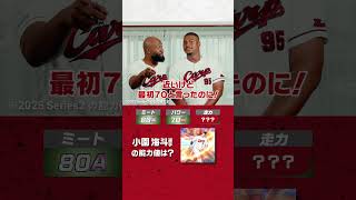 #プロスピA #広島 #ファビアン 選手 #モンテロ 選手 チームメイト能力値クイズ！