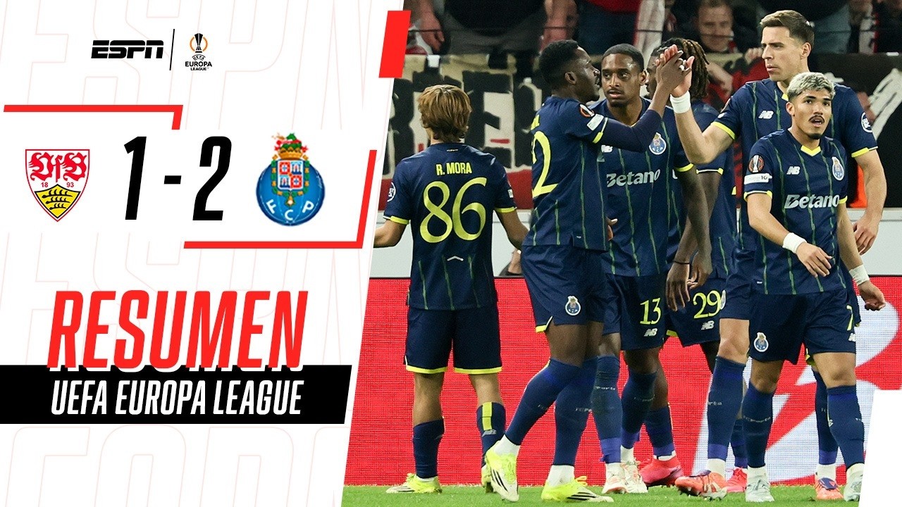 EL PORTO FESTEJÓ EN ALEMANIA POR LA IDA Y ENCAMINÓ LA SERIE | Stuttgart 1-2 Porto | RESUMEN