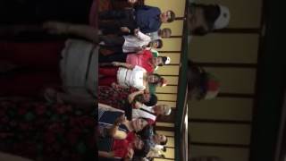 QHS '62 Singing Auld Lang Syne Christmas Party 2016