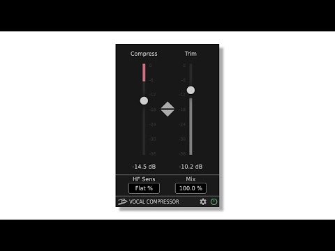 Bertom Vocal Compressor - Free plug-in for speech and singing voice