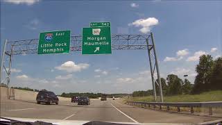 Interstate 40 Arkansas - Mile 125 to Exit 159