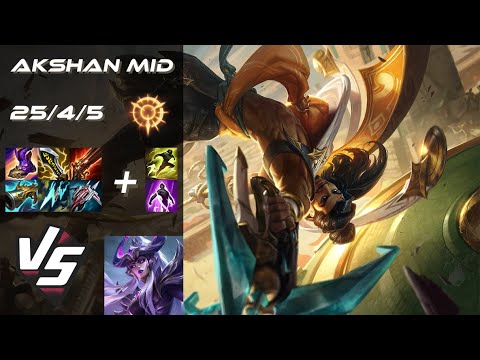 MID Akshan vs Syndra - EU Challenger Patch 25.18