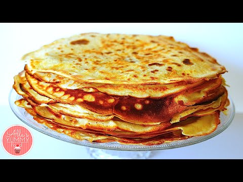 How to Make Blini | Russian Pancakes Recipe | Как сделать Блины