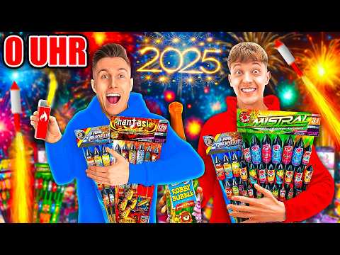 YOUTUBER SILVESTER PARTY mit iCRIMAX! 🥳 (XXL Feuerwerk zünden)