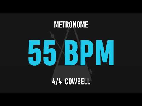 55 BPM 4/4 - Best Metronome (Cowbell)