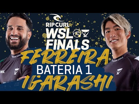 Italo Ferreira x Kanoa Igarashi  - Bateria 1 |  Rip Curl WSL Finals 2022