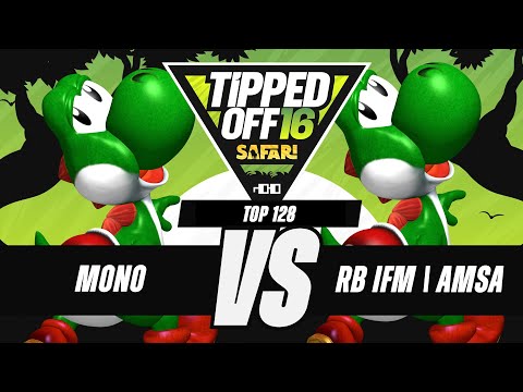 Tipped Off 16: Safari - Mono (Yoshi) vs Redbull IFM | aMSa (Yoshi) - SSBM Singles Top 128