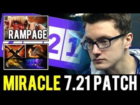 Miracle - Troll Warlord RAMPAGE | Frist Game 7.21 | dota 2 mmr Pro Gameplay 83
