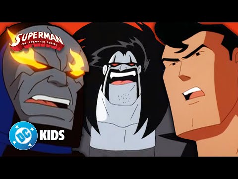 ALL Super Villain Fights! 👊💥 | Superman: The Animated Series | #KidsCartoons @dckids
