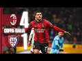 Jović scores two in debutants night | AC Milan 4-1 Cagliari | Highlights Coppa Italia
