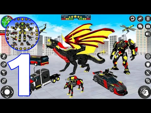 MUSCLE CAR ROBOT CAR GAME - CAR TRANSFORM BATTLE GAMES 2024 - ANDROID GAMEPLAY