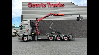 venta de Scania R580 V8 NGS 8X4 + HIAB 21 TON HAAKARM + HIAB LOGLIFT F150ZT 95 H camión con gancho imagen 4 Scania R580 V8 NGS 8X4 + HIAB 21 TON HAAKARM + HIAB LOGLIFT F150ZT 95 H camión con gancho imagen 4