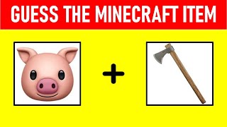 Guess The Minecraft Items By Emoji