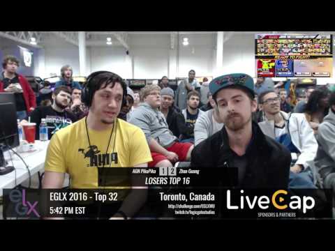 EGLX 2016 - AGN PikaPika (Pika, Cloud) vs Zhao Guang (Luigi) - SSB4 Top 32 LR3
