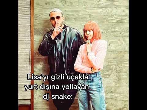 Dj snake farkı işte #blackpink #keşfet #lisa #djsnake