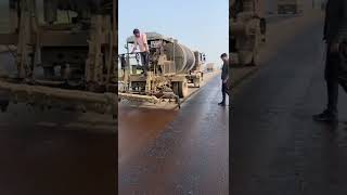 Checking spraying rate of tack coat (base course-Highwway )