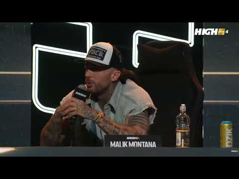 MAJA STAŚKO vs MALIK MONTANA vs MRS HONEY na konferencji HIGH LEAGUE 4