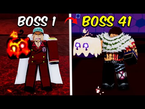 J'ai Battu Tous Les BOSS Avec Leurs Propres FRUIT ! Blox Fruits