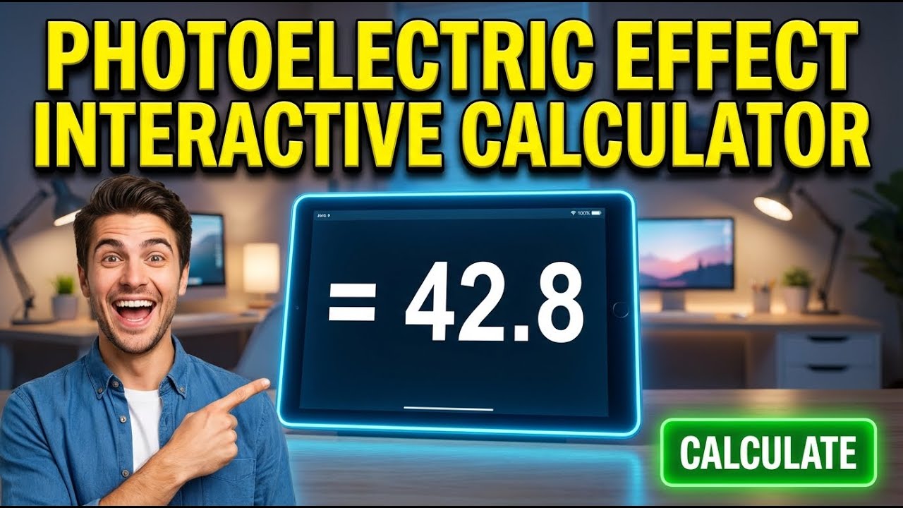 Photoelectric Effect Interactive Calculator
