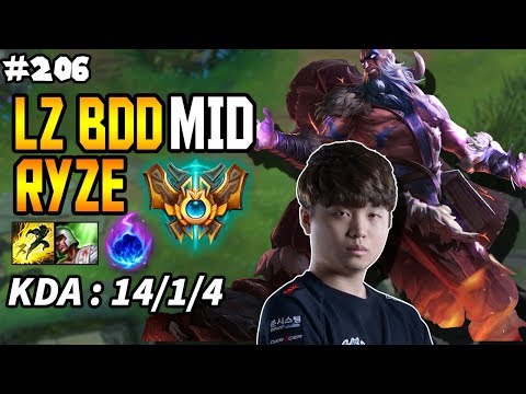LZ BDD Ryze vs Azir MID - Korea Challenger Season 8