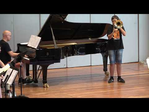 Iván Plaus, 15 years. Sulek, Sonata "Vox Gabrieli" for Trombone & Piano