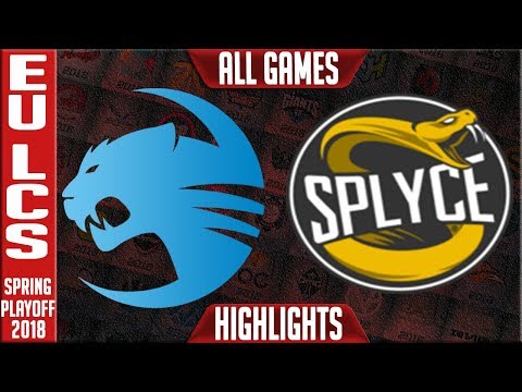 ROC vs SPY Playoffs Highlights ALL GAMES | EU LCS Quarterfinal Spring 2018 | Roccat vs Splyce
