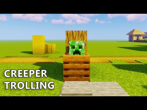 New Redstone Creeper Halloween Trolling in Minecraft