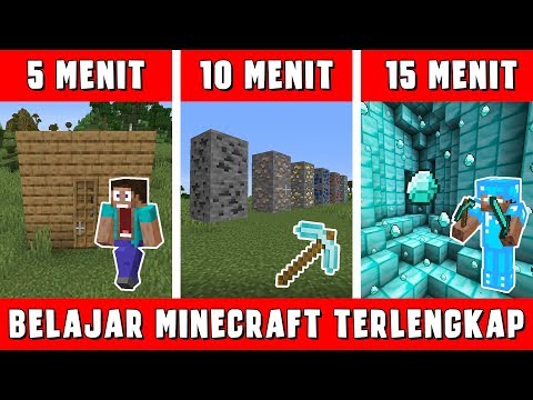 The COMPLETE How to Play Minecraft Beginner!  15 minutes can SURVIVAL + get Diamond!