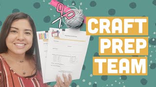 ✂📄📎 Craft Prep Team 🤼 | Saving time, getting help with crafts | Kids Ministry Volunteer Operations