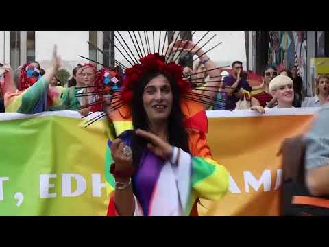 Calls for greater acceptance at gay pride parade in Kosovo