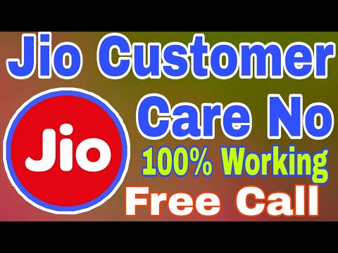How to call Jio customer Care Number... toll free Jio customer Care service... Video