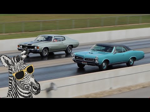 1967 Pontiac GTO vs 1972 Chevy Chevelle SS 454 | Pure Stock Drag Race
