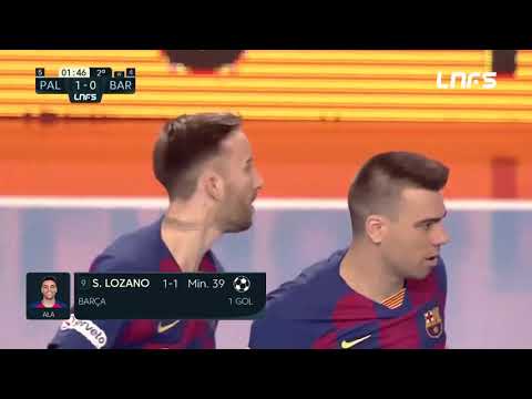 Gol Lozano (1-1) Palma Futsal - Barça FS. J21, 1Div. LNFS