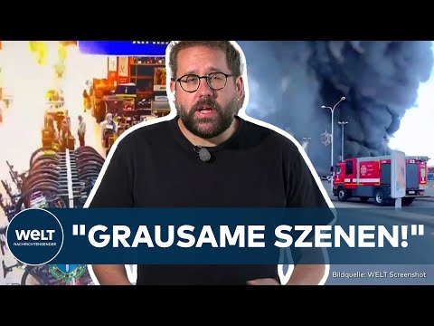 UKRAINE-KRIEG: Tote Zivilisten in Charkiw! "Ganz neue Brutalität!" Russen bombardieren Baumarkt!