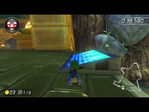 Hidden Area in 3DS DK Jungle in Mario Kart 8 Deluxe!