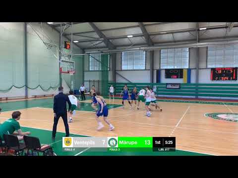 LJBL U17 Mārupe : Ventspils