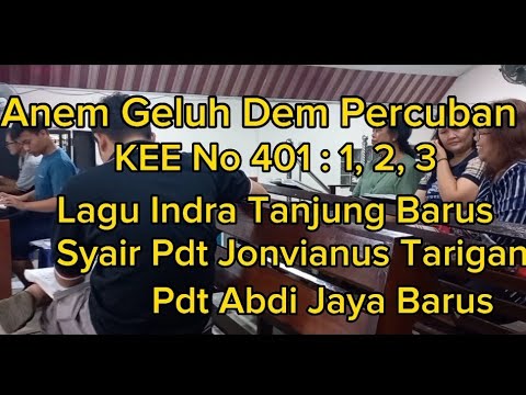 Belajar KEE No 401 : 1, 2, 3 Anem Geluh Dem Percuban