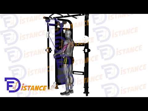 Exercice Extension des triceps à la corde