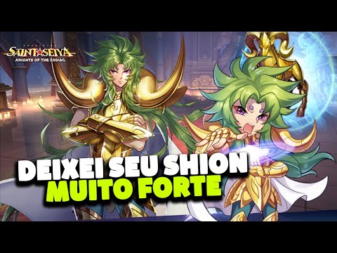 COMO DEIXAR SEU SHION COM REPARO MUITO FORTE - Saint Seiya: Awakening