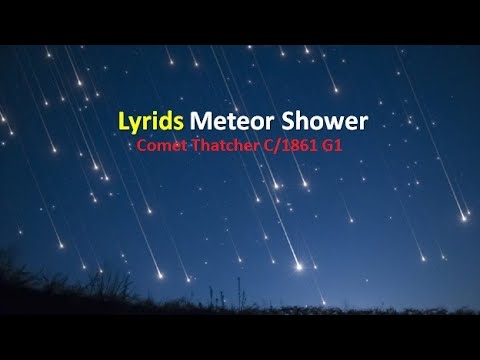 Lyrids Meteor Shower | April Meteor Shower | Comet Thatcher C/1861 G1