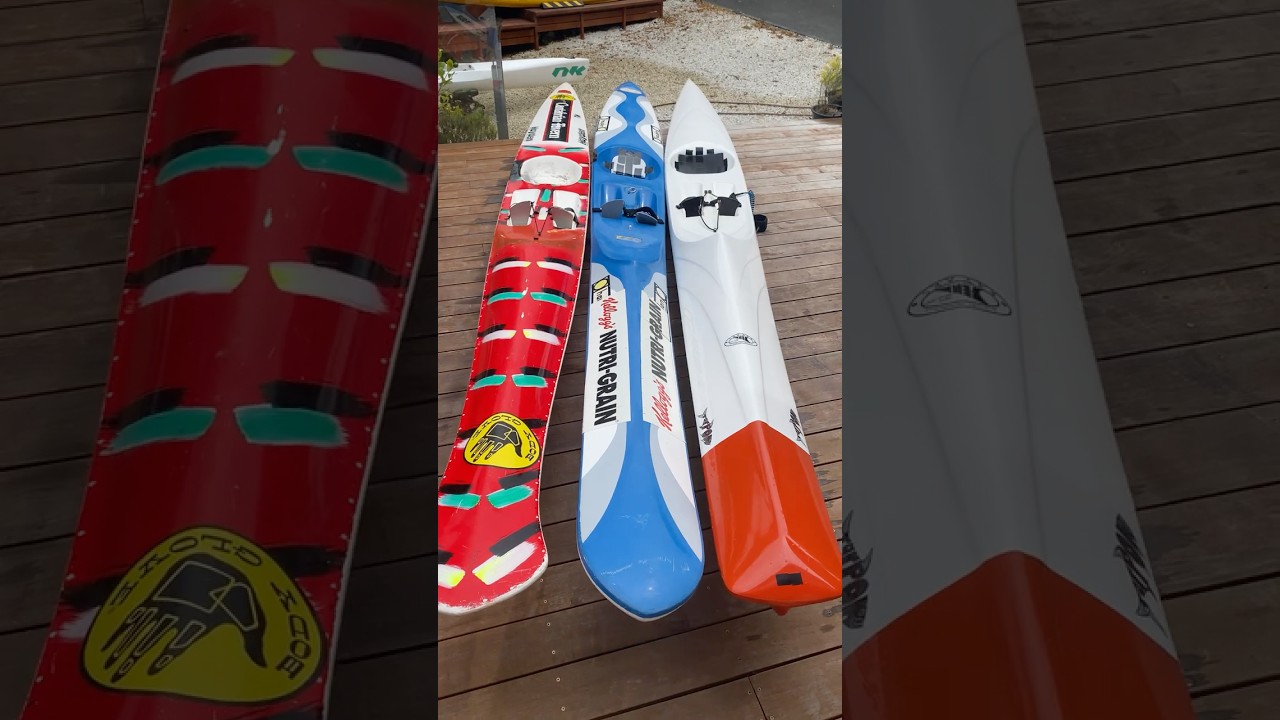 2 Hayden and 1 Fenn Tarpon spec skis #surfski #kayak #Hayden #fenn