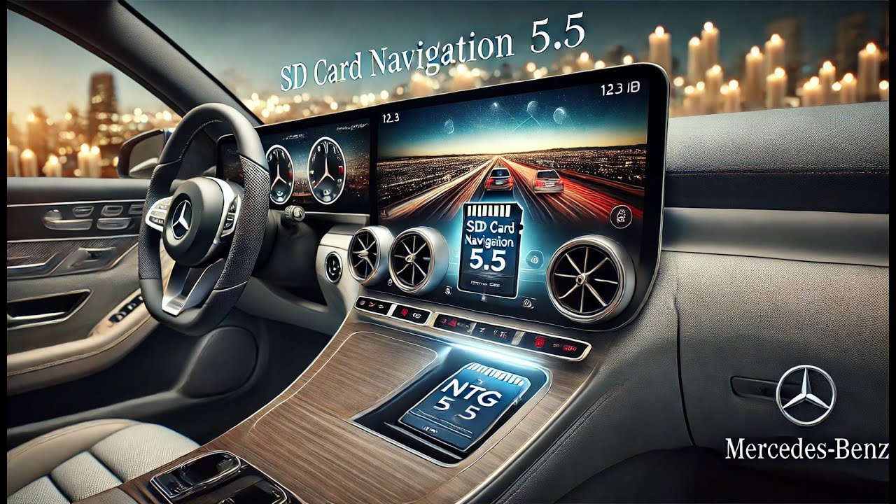 Mercedes-Benz - Presentation of SD card navigation (NTG 5.5) W205, W213, W238 (C238) with code 506