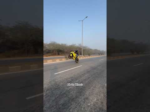 Wheelie On Zx10r | Zx10r Wheelie flyby | Zx10r with Sc project