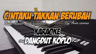 Download lagu CINTAKU TAKKAN BERUBAH (Anie carera) - Karaoke dangdut koplo | Nada wanita mp3